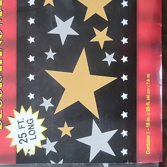 ⭐️2/$20⭐️ New - Star Filmstrip Poly Vinyl Decorating Wall Border - Picture 4 of 10